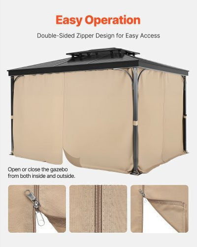 Vevor Replacement Khaki Curtain 284m