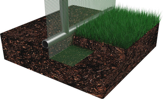 Seră Tunel Tip Ramă Metalică 400x1000cm Verde 40mp