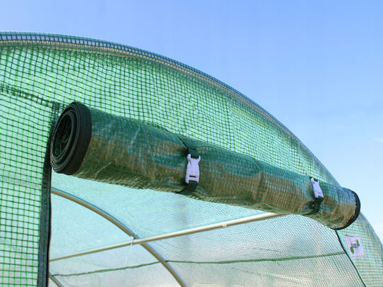 Seră Tunel Tip Ramă Metalică 400x1000cm Verde 40mp