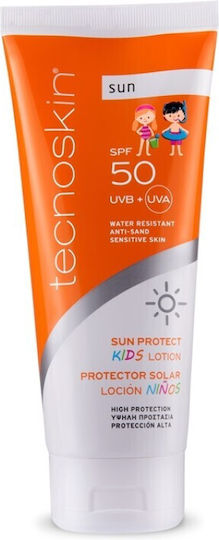 Tecnoskin Sun Protect SPF50 Αδιάβροχο Παιδικό Αντηλιακό Γαλάκτωμα για Πρόσωπο & Σώμα 200ml