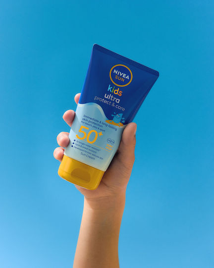 Nivea Sun Kids Ultra Protect & Play SPF50+ Waterproof Kids Sunscreen Emulsion for Face & Body 150ml
