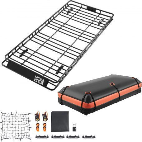 Vevor Steel Car Roof Rack 213.36x99.06cm