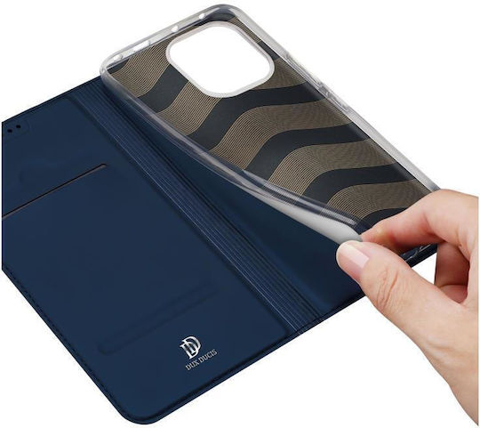 Dux Ducis Skin Book Silikon Blau Redmi Note 14 4G