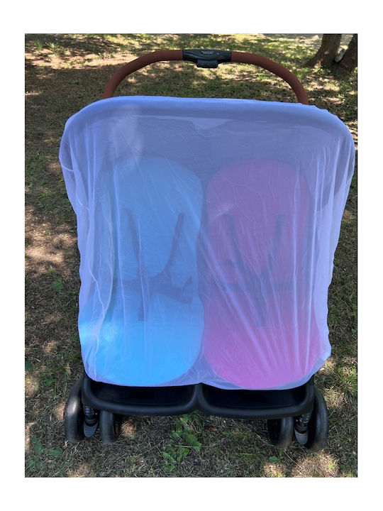 Mosquito Net for Stroller Tulle 56978 White