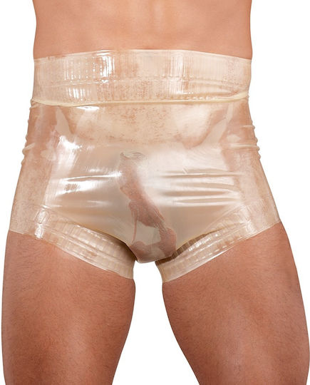 LateX Diaper Ανδρικό Sexy Boxer Διάφανο