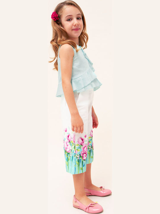 Kids' Set with Pants Summer 2pcs Light Blue