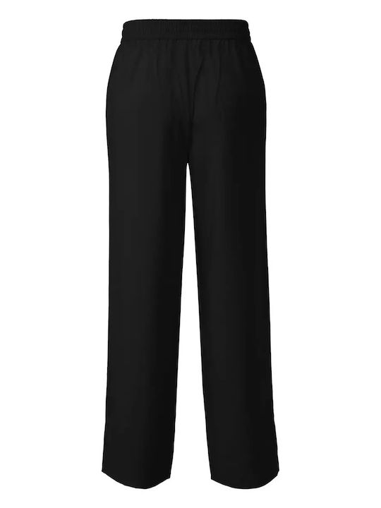 Women's Fabric Trousers Black