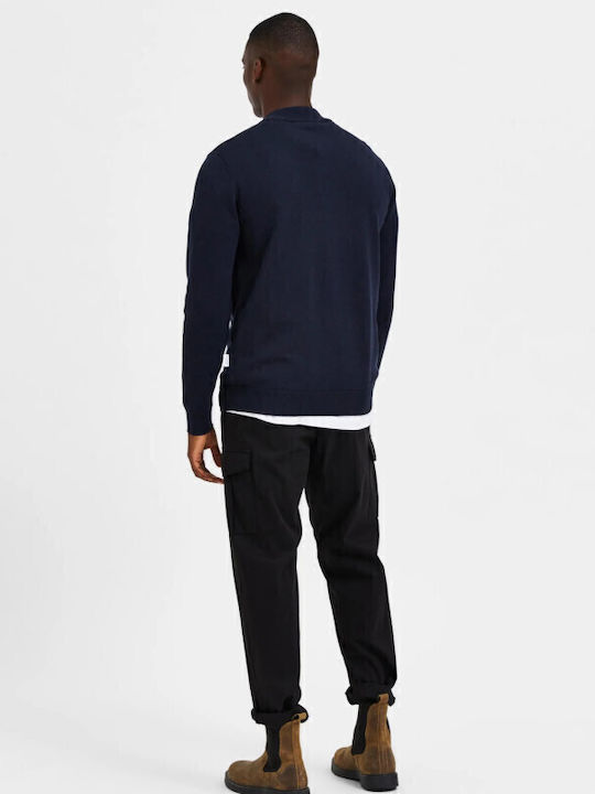 Long Sleeve Sweater Navy Blue