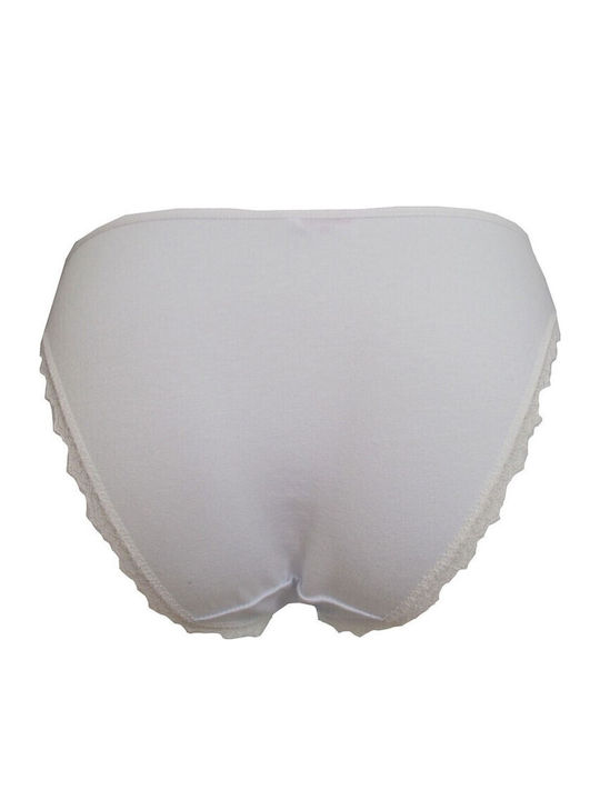 Damen Zeichenfolge MultiPack mit Spitze White, Black, Grey