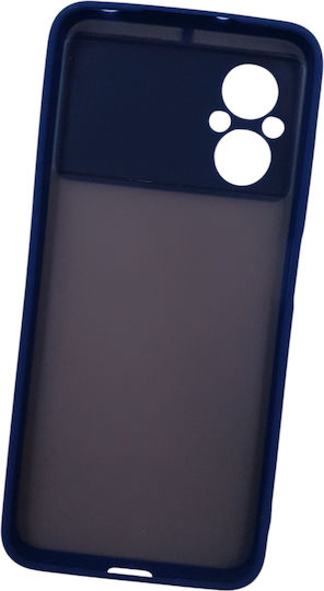 Naxius Rubber Frame Задна корица Син (Poco M4 5G)