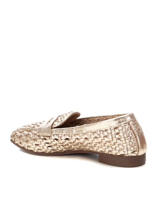 Women's Moccasins in Gold Color