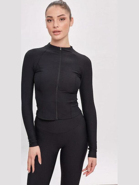 Къса Дамска жилетка Black