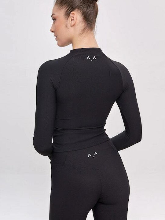 Къса Дамска жилетка Black