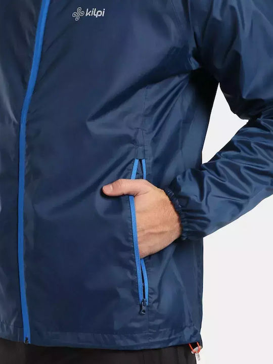 Μπουφάν Αδιάβροχο και Αντιανεμικό Dark Blue