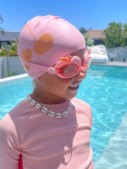 Kids Swimming Cap Cotton Candy Cherry Sunnylife