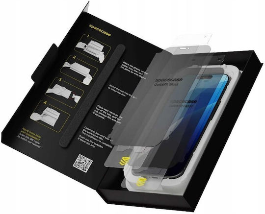 Spacecase 0.33mm Privacy Tempered Glass 2pcs (iPhone 16)