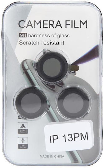 Προστασία Κάμερας Μεμβράνη Μαύρο για το iPhone 13 Pro Max, iPhone 13 Pro