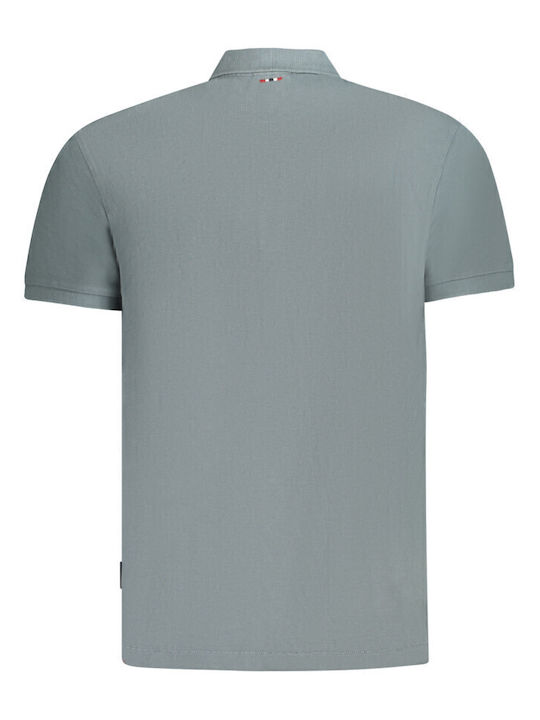 Elbas Polo Bluza Sport Tricou Cu Mânecă Scurtă Albastru Petrol
