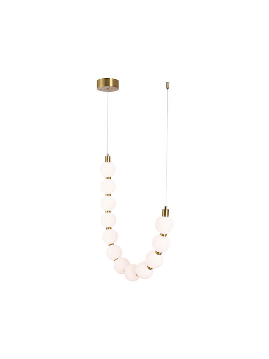 Eurolamp Trea Pendant Light Bronze LED with Warm White Light 43x189cm