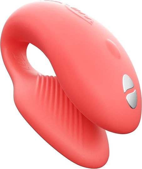 We-Vibe Chorus Mini Δονητής για Ζευγάρια με Απομακρυσμένο Έλεγχο 7.8cm Πορτοκαλί