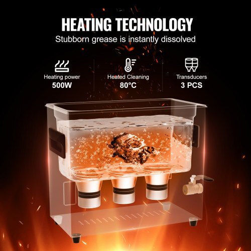 Vevor Ultrasonic Cleaner 6lt with Mechanical Timer