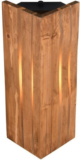 Trio Lighting Vintage Leuchte Wand mit Fassung E27 Beige 14x14x11cm