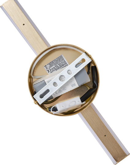 Eurolamp Classic Wall Lamp with Integrated LED and Warm White Light Honey 33x12x30cm