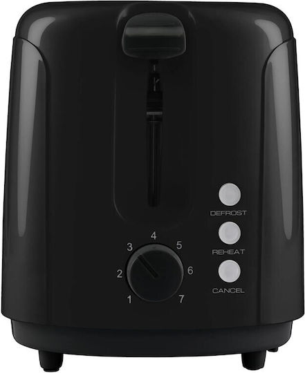 Amica Toaster 2 Slots 750W Black