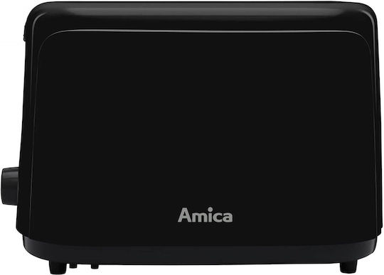 Amica Toaster 2 Slots 750W Black