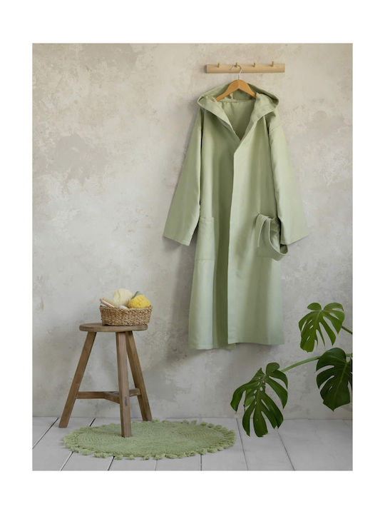Nima Comfort Bathrobe with Hood Dark Gray 170gr/m²