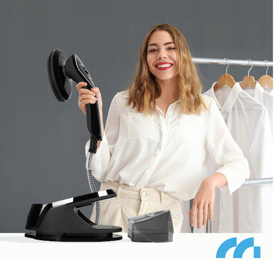 MalTec Aparat de călcat cu abur pentru haine de Mână 2500W cu rezervor 600ml