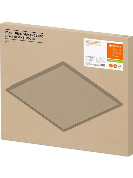 Ledvance Panou LED Putere 30W cu Alb Natural Lumini