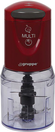 Gruppe PDH401-2PL Multi Chopper 300W with 500ml Bowl Red