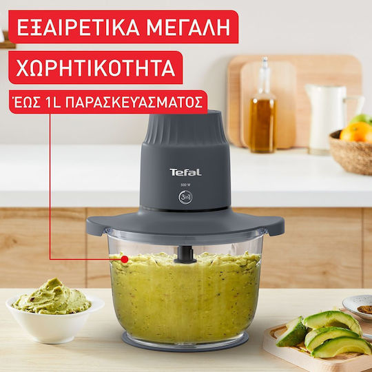Tefal Choppeo Multi Mini Chopper 500W mit 1L Behälter Schwarze