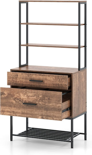 Costway Büroaufbewahrungsschrank 75x40x156cm