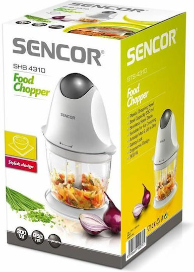 Sencor Πολυκόπτης Multi 300W με Δοχείο 650ml Λευκός
