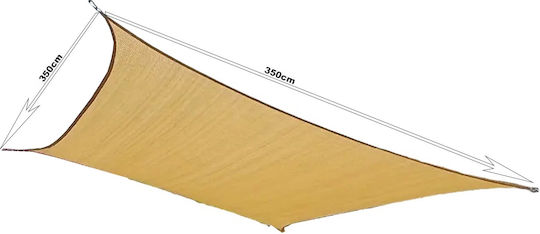 Sidirela Umbrela Sail Bej 3.5x3.5m