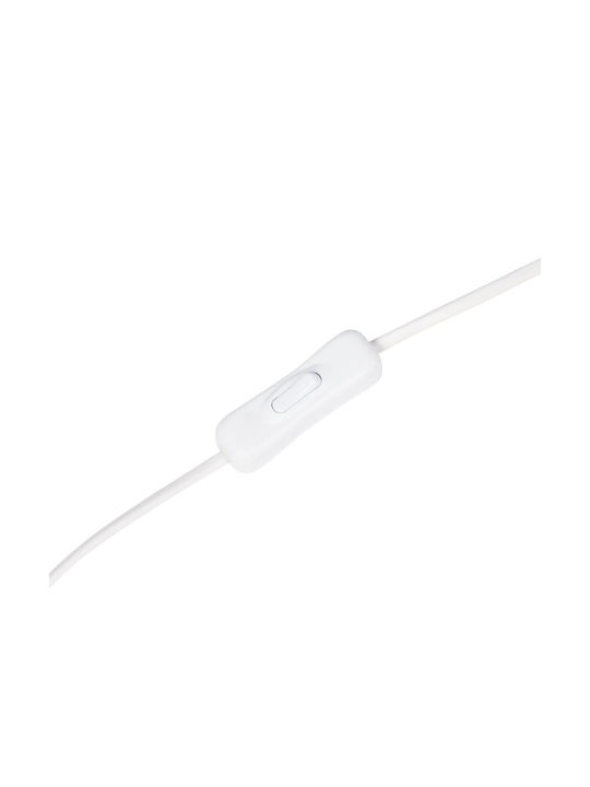 GloboStar Nova Φωτιστικό Δαπέδου Υ155xΜ38εκ. με Ντουί για Λαμπτήρα E27 Ασημί