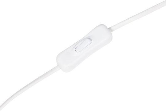 GloboStar Nova Floor Lamp H155xW38cm. with Socket for Bulb E27 White