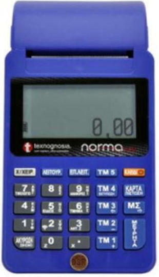 Norma Eco Wifi Φορητή Ταμειακή Μηχανή με Μπαταρία σε Μπλε Χρώμα