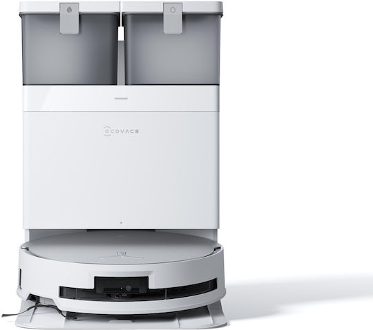Ecovacs Deebot X8 Omni Σκούπα Ρομπότ με Χαρτογράφηση Laser & Απορρόφηση 18000Pa Λευκή