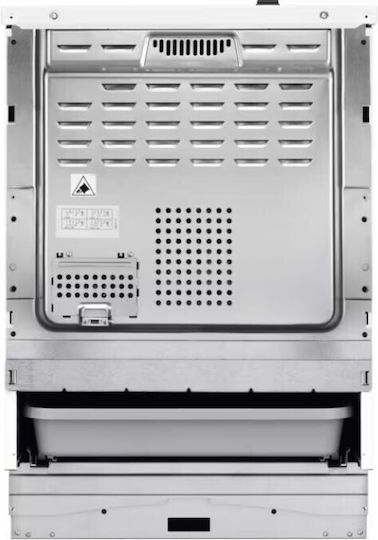 Electrolux Κουζίνα 73lt με Κεραμικές Εστίες Π59.6εκ. Inox