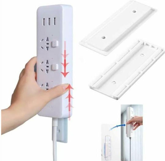 Bază De Perete Din Plastic Pentru Suport Prelungitor Set 3 Bucăți Socket Cable Fixation