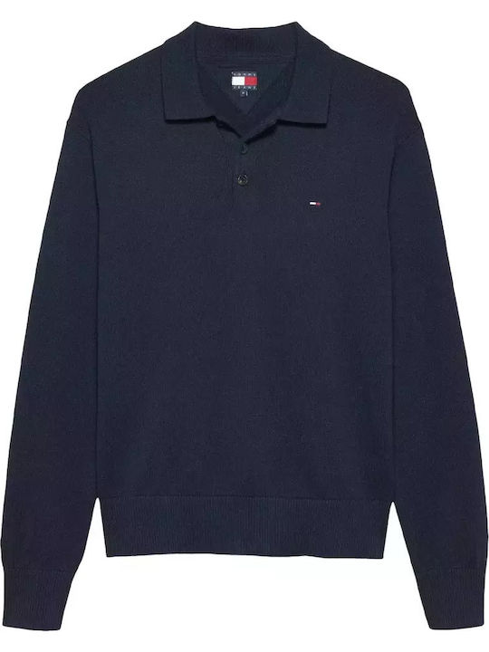 Polo Long Sleeve Blue Blouse