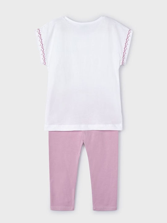 Kinder-Set mit Leggings Sommer 2Stück Purple