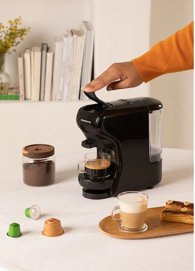 IKOHS Potts Espressor pentru capsule Dolce Gusto Presiune 19bar Negru
