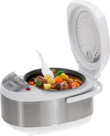 Adler Πολυμάγειρας 700W με Χωρητικότητα 3.25lt Λευκός