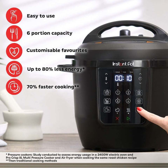 Instant Pot Multi-Function Cooker 5.7lt 1000W Black