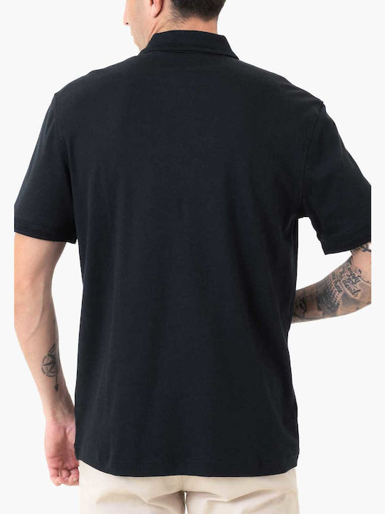 Polo Short Sleeve Blouse Navy Blue