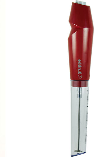 Gruppe PDH007 Electric Hand Held Coffee Frother 25W with 2 Speeds Red